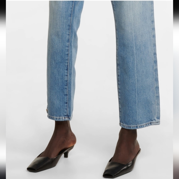 $314 Frame Le Slouch mid-rise straight jeans Size - Picture 3 of 12
